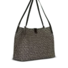 Medium Release Shopper bag in monogram jacquard and calfskin leather Medium Release Shopper bag in monogram jacquard and calfskin leather