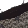 Medium Release Shopper bag in monogram jacquard and calfskin leather Medium Release Shopper bag in monogram jacquard and calfskin leather