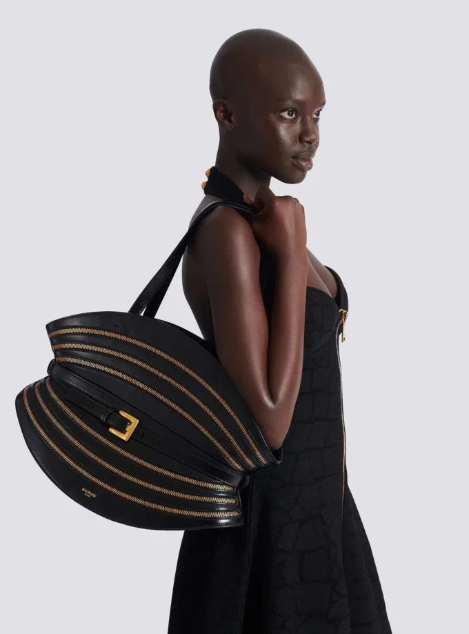 Medium Shuffle Zips bag in calfskin leather Medium Shuffle Zips bag in calfskin leather