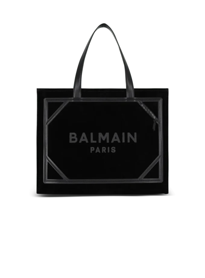Medium suede B-Army tote bag Medium suede B-Army tote bag