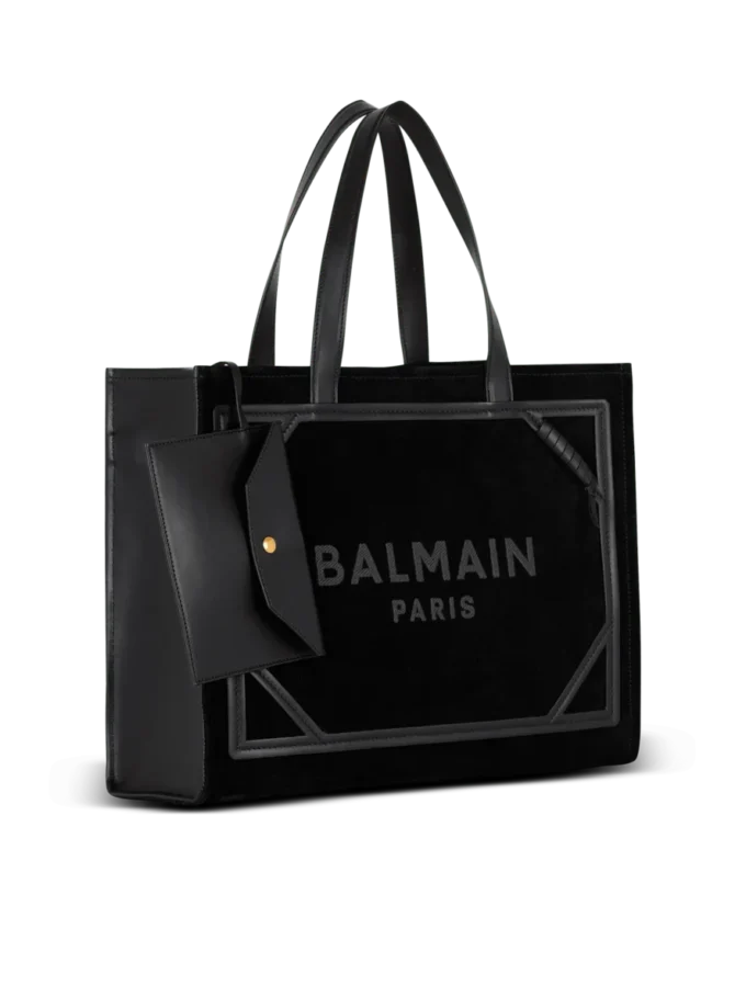 Medium suede B-Army tote bag Medium suede B-Army tote bag