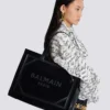 Medium suede B-Army tote bag Medium suede B-Army tote bag