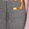 Midi skirt with Prince of Wales check