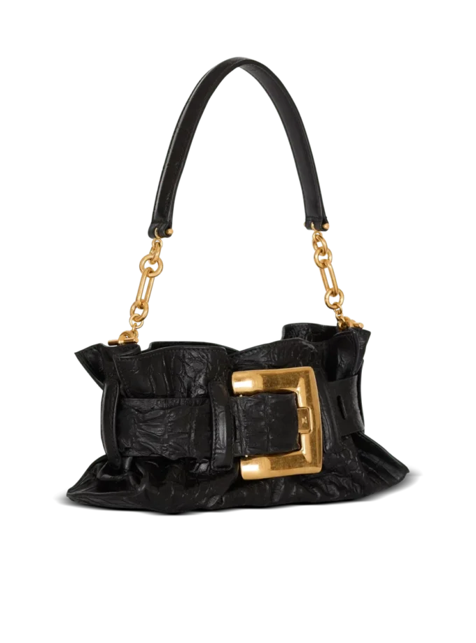 Mini Anthem bag in embossed crocodile-print calfskin Mini Anthem bag in embossed crocodile-print calfskin