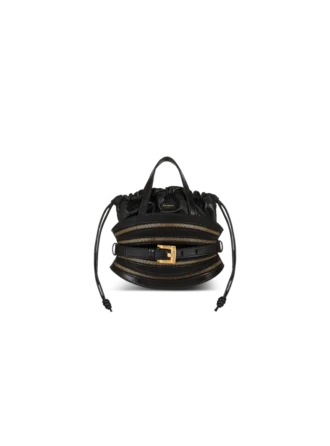 Mini Shuffle Zips bag in calfskin leather