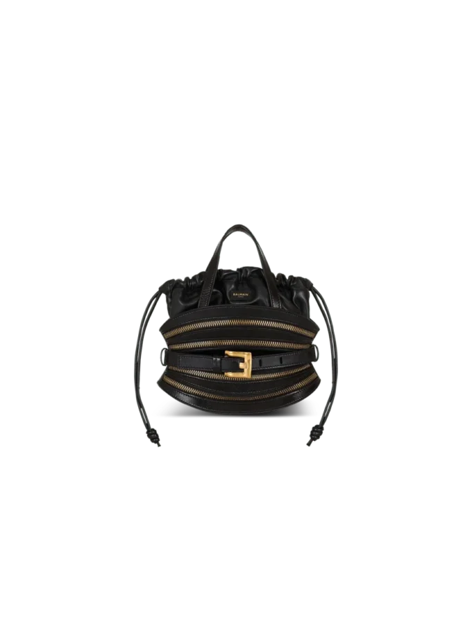Mini Shuffle Zips bag in calfskin leather Mini Shuffle Zips bag in calfskin leather