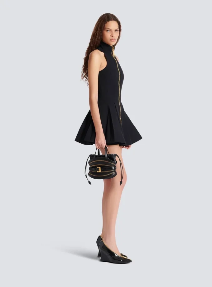 Mini Shuffle Zips bag in calfskin leather Mini Shuffle Zips bag in calfskin leather