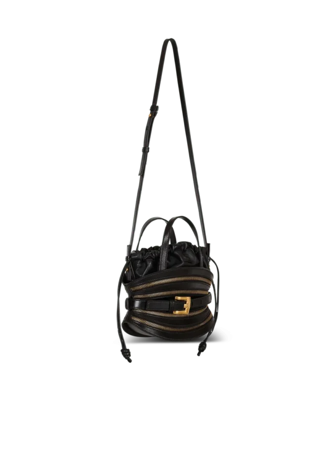 Mini Shuffle Zips bag in calfskin leather Mini Shuffle Zips bag in calfskin leather