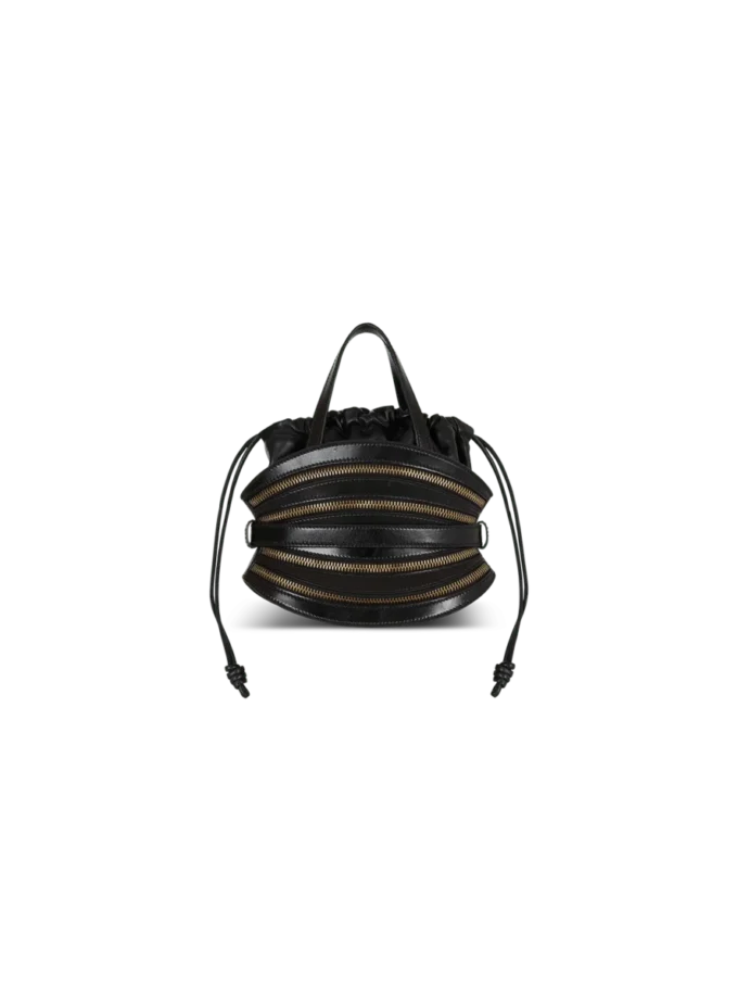 Mini Shuffle Zips bag in calfskin leather Mini Shuffle Zips bag in calfskin leather