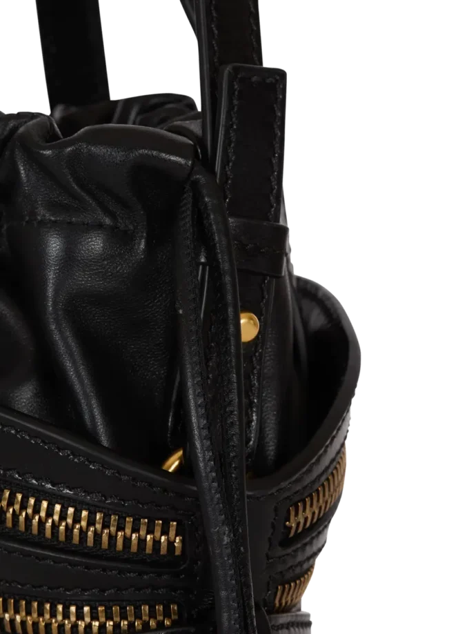 Mini Shuffle Zips bag in calfskin leather Mini Shuffle Zips bag in calfskin leather