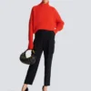 Mohair knit jumper with collar detail Mohair knit jumper with collar detail