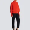 Mohair knit jumper with collar detail Mohair knit jumper with collar detail