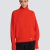 Mohair knit jumper with collar detail Mohair knit jumper with collar detail