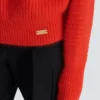 Mohair knit jumper with collar detail Mohair knit jumper with collar detail