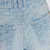 Monogram denim short