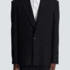 Monogram grain de poudre 1-button jacket