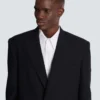 Monogram grain de poudre 1-button jacket