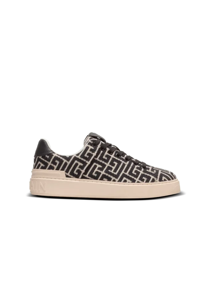 Monogram jacquard B-Court trainers Monogram jacquard B-Court trainers