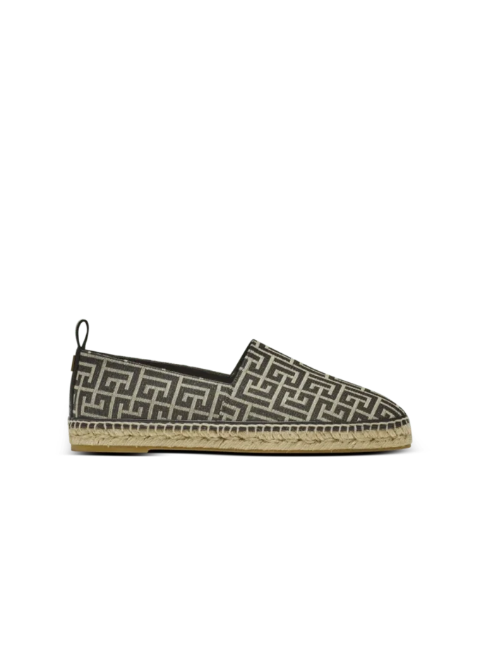 Monogram jacquard espadrilles
