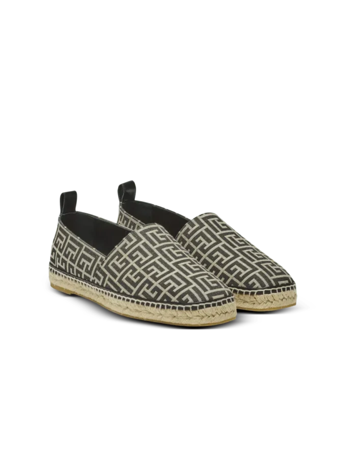 Monogram jacquard espadrilles