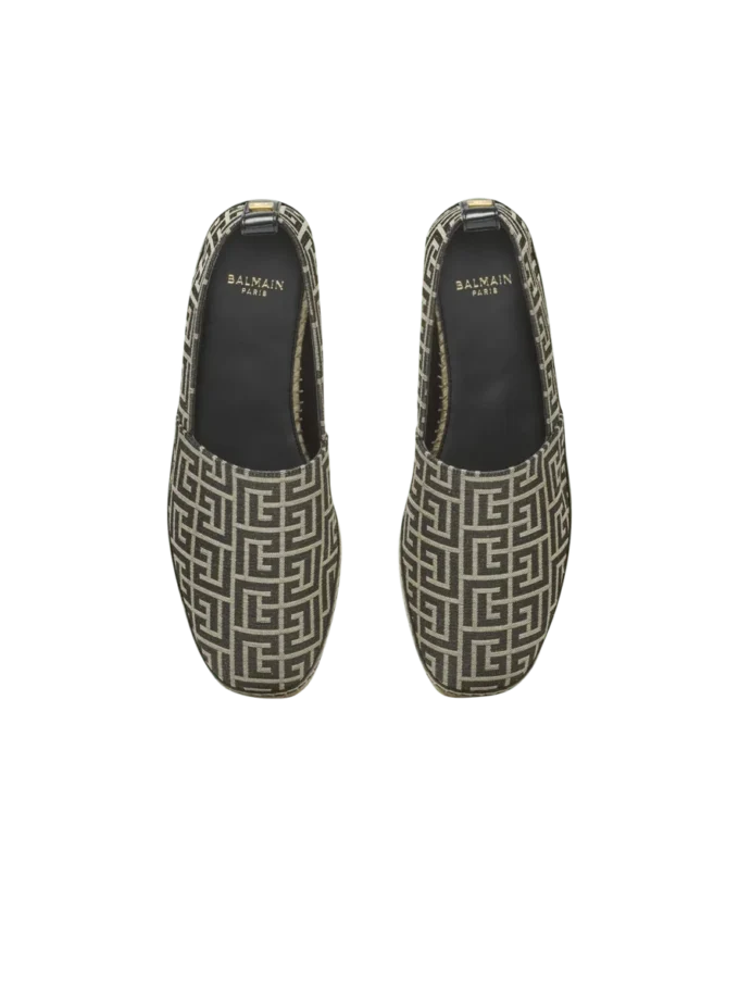 Monogram jacquard espadrilles