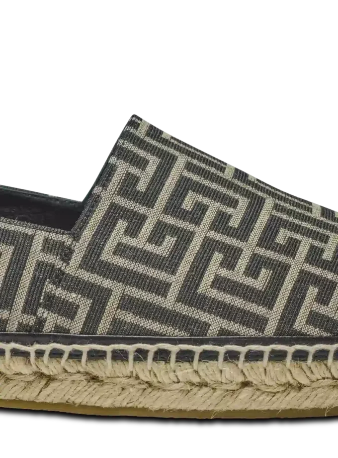 Monogram jacquard espadrilles