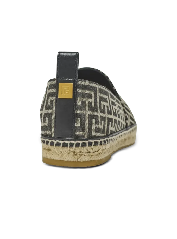 Monogram jacquard espadrilles