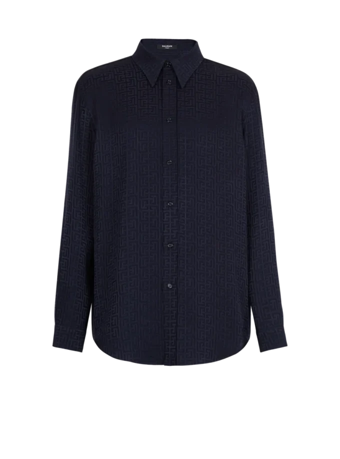 Monogram jacquard shirt