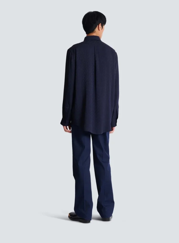 Monogram jacquard shirt
