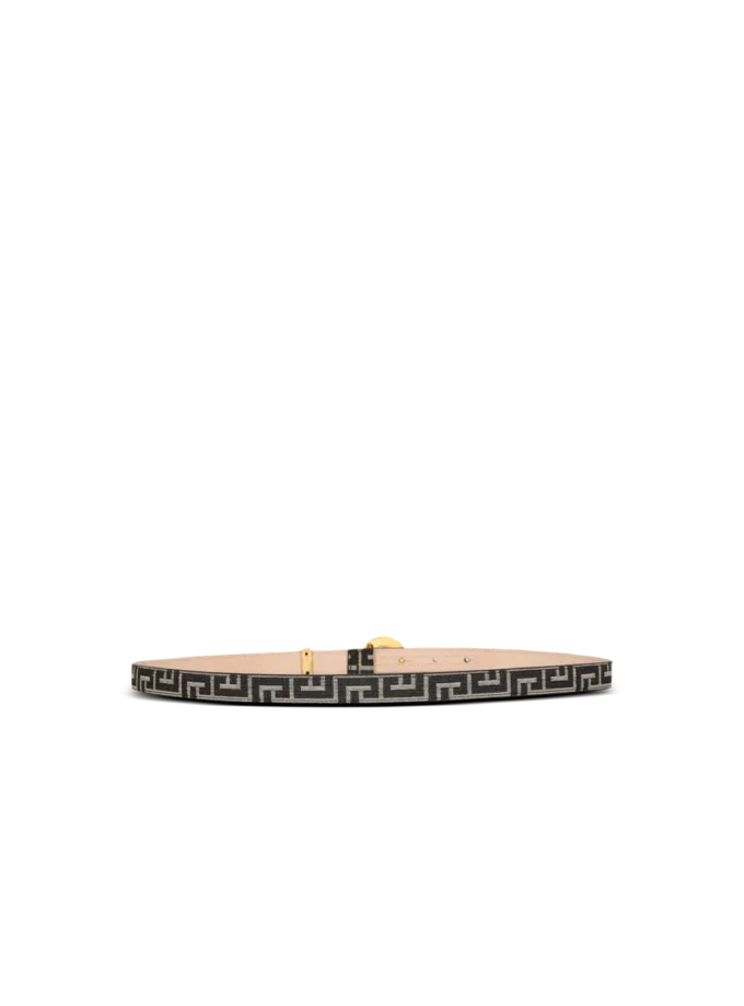 Monogram jacquard T-Bar belt