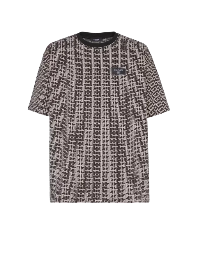 Monogram jacquard T-shirt
