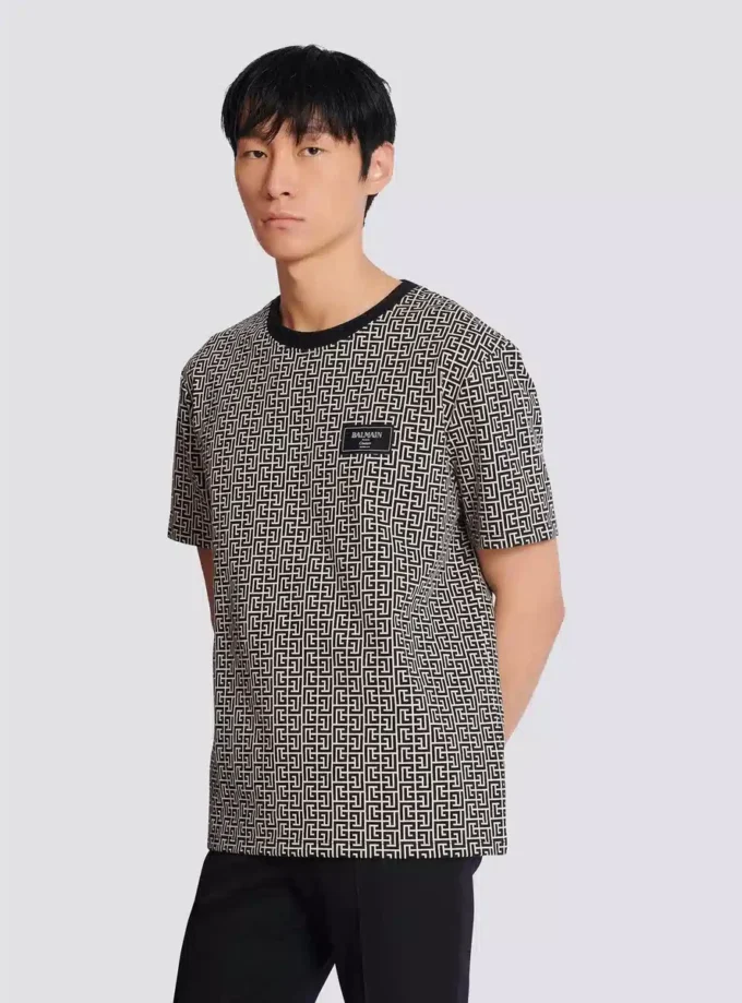Monogram jacquard T-shirt