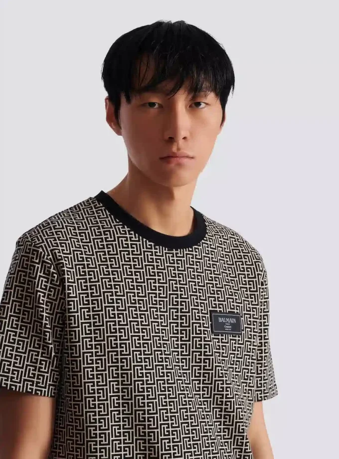 Monogram jacquard T-shirt