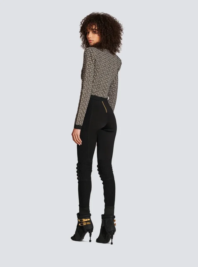 Monogram knit cardigan Monogram knit cardigan