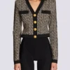 Monogram knit cardigan Monogram knit cardigan