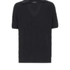 Monogram knit polo