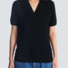 Monogram knit polo