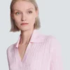 Monogram knit polo