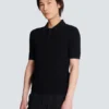Monogram knit polo shirt Monogram knit polo shirt
