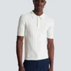 Monogram knit polo shirt Monogram knit polo shirt