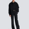 Monogram tweed overshirt Monogram tweed overshirt