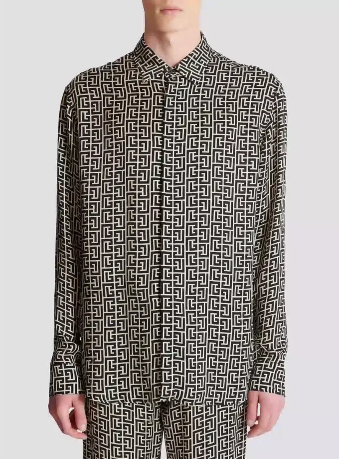 Monogrammed flowing shirt Monogrammed flowing shirt
