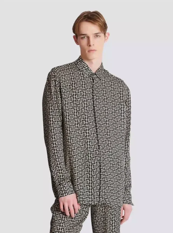 Monogrammed flowing shirt Monogrammed flowing shirt