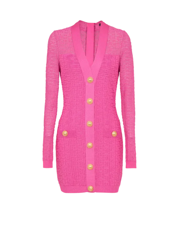 Monogrammed knit dress Monogrammed knit dress