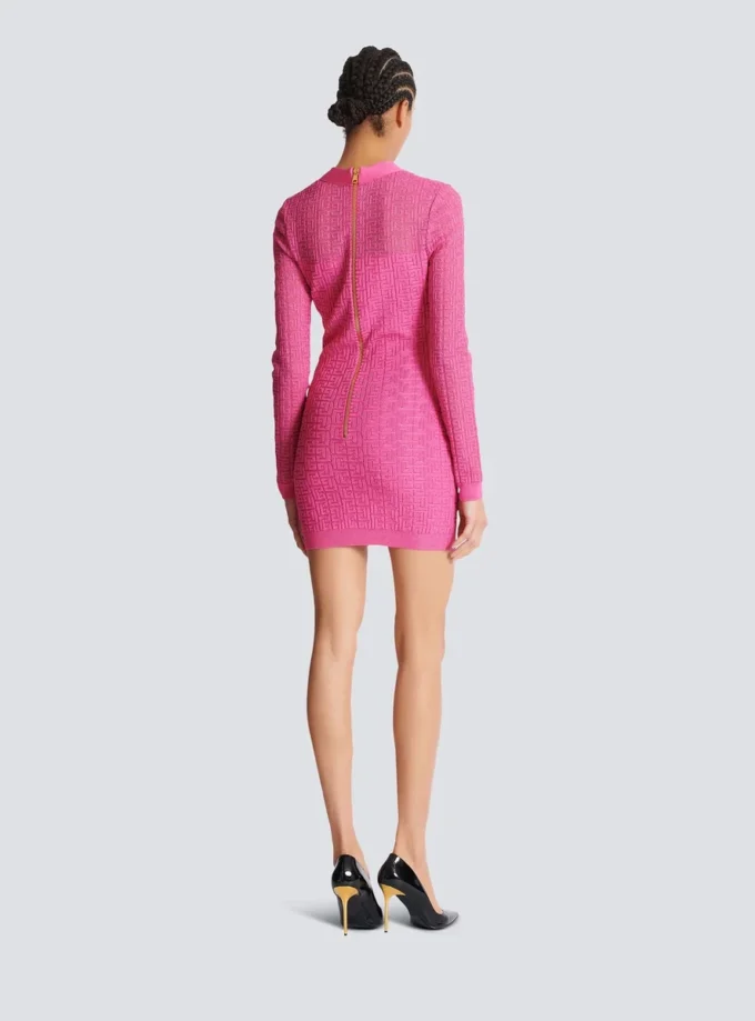 Monogrammed knit dress Monogrammed knit dress