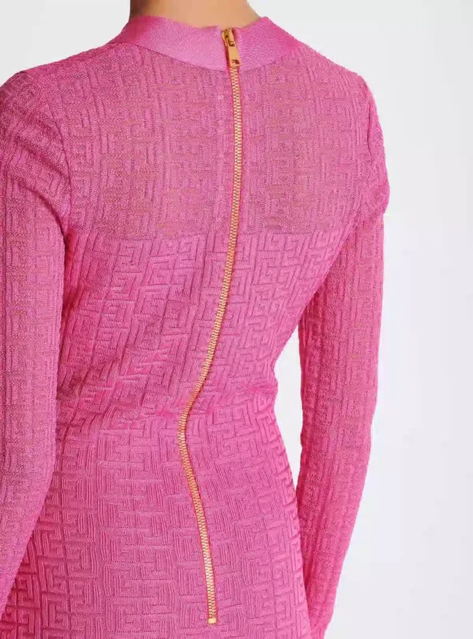 Monogrammed knit dress Monogrammed knit dress