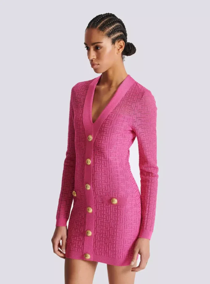 Monogrammed knit dress Monogrammed knit dress