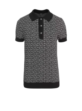 Monogrammed polo shirt