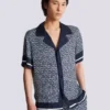 Monogrammed pyjama shirt