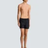 Monogrammed swim shorts